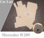 Alfombrillas para Mercedes clase CLK W209 Cabrio Premium